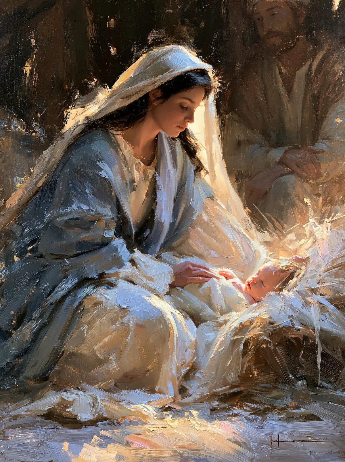 The Nativity — The Cradle Beside the Azure Veil