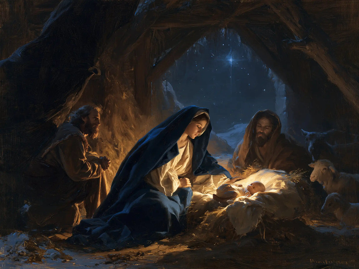 The Nativity — The Refuge in the Depths of Azure Night