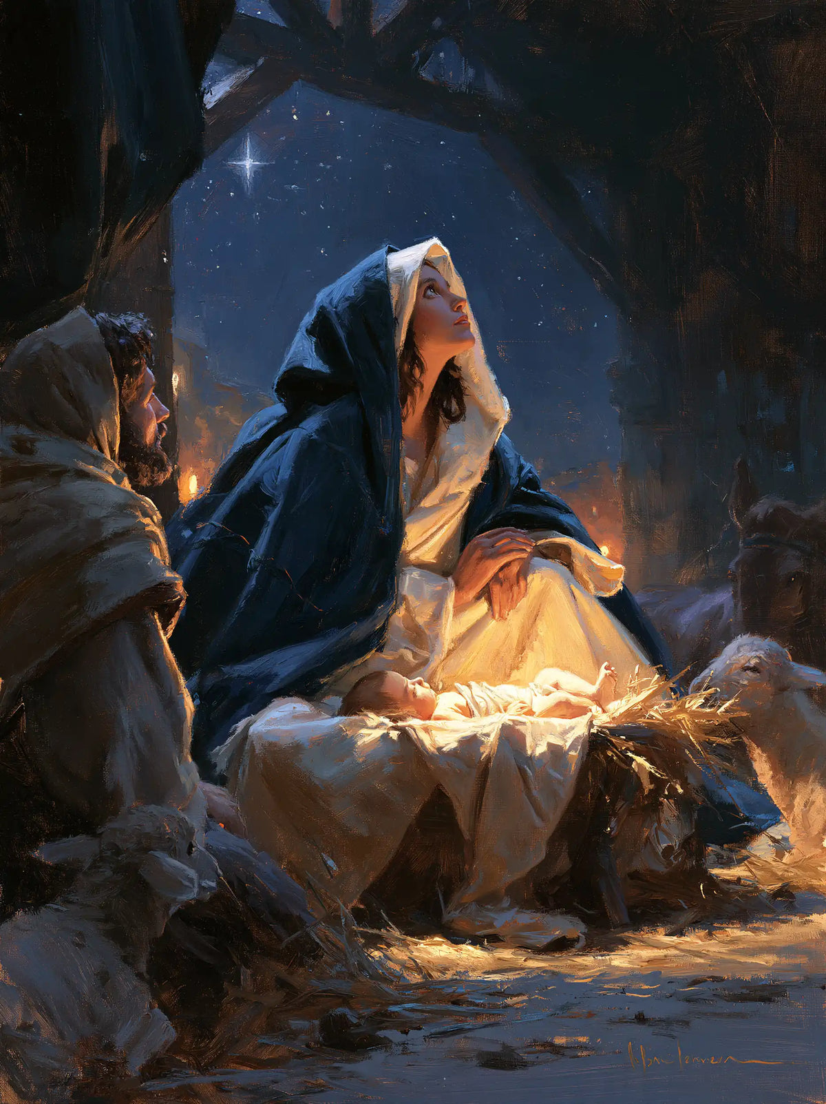 The Nativity — The Gaze Towards the Starry Rafters