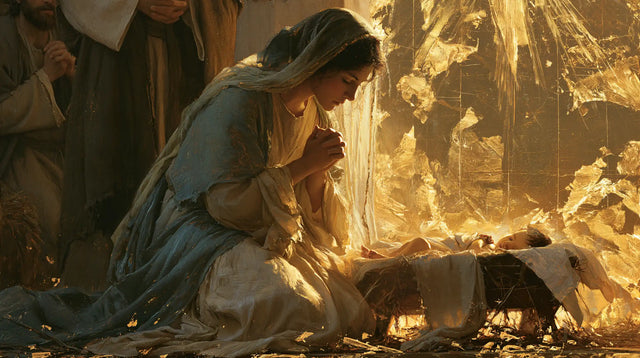 The Nativity — The Cradle Upon Its Shadowed Legs