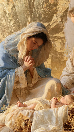 The Nativity — The Pale Veil Before the Golden Branches