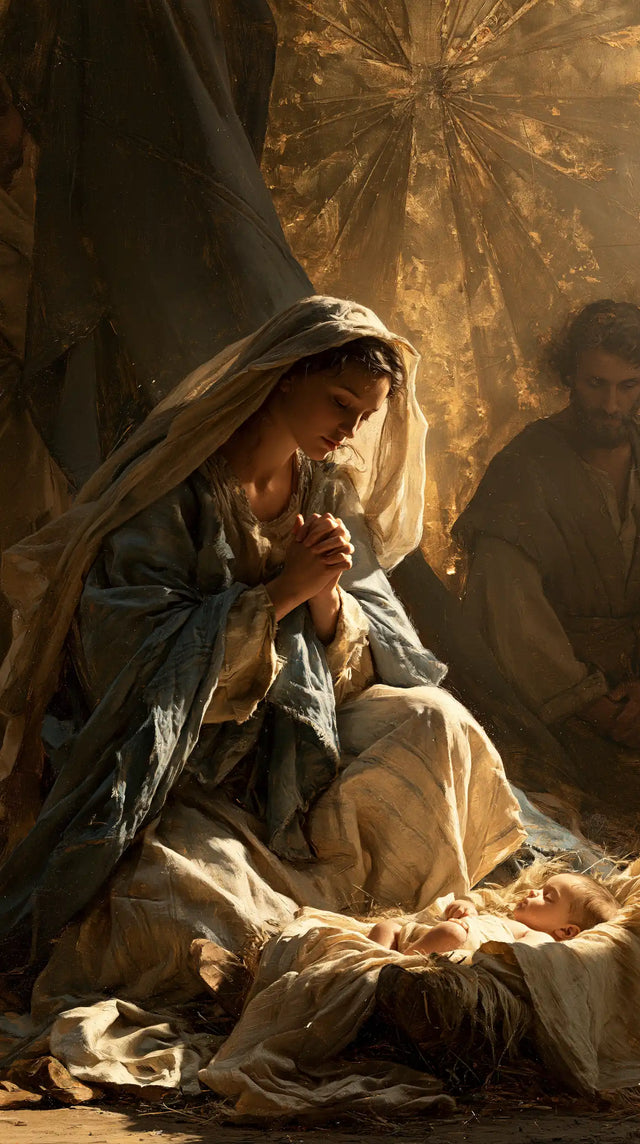 The Nativity — The Vigil in the Tall Bronze Light