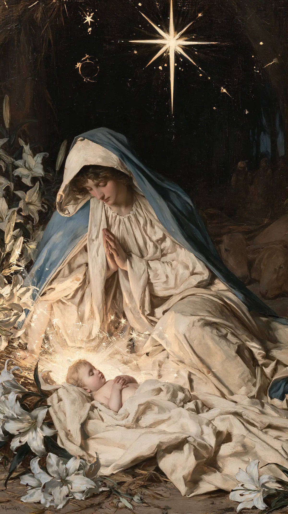 The Nativity — Grace in the Folds of Ivory