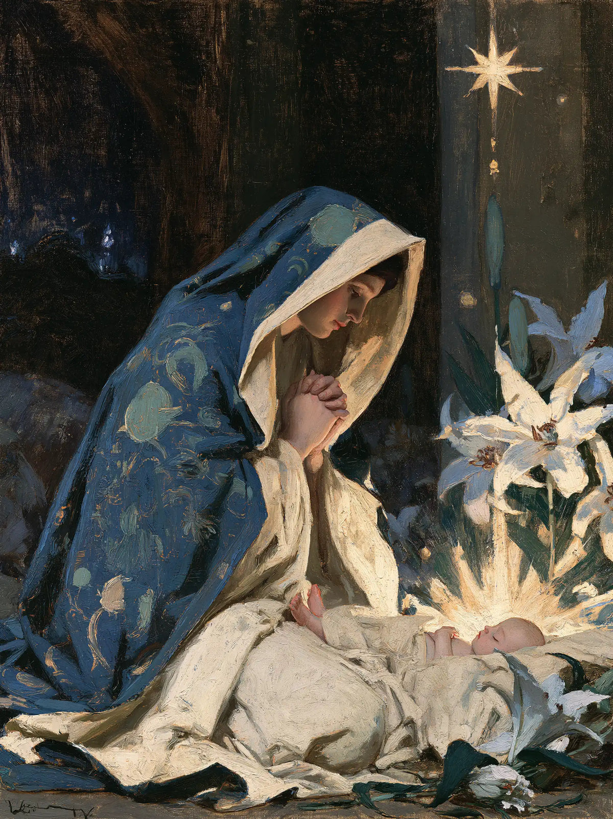 The Nativity — The Mantle Embroidered with Silence