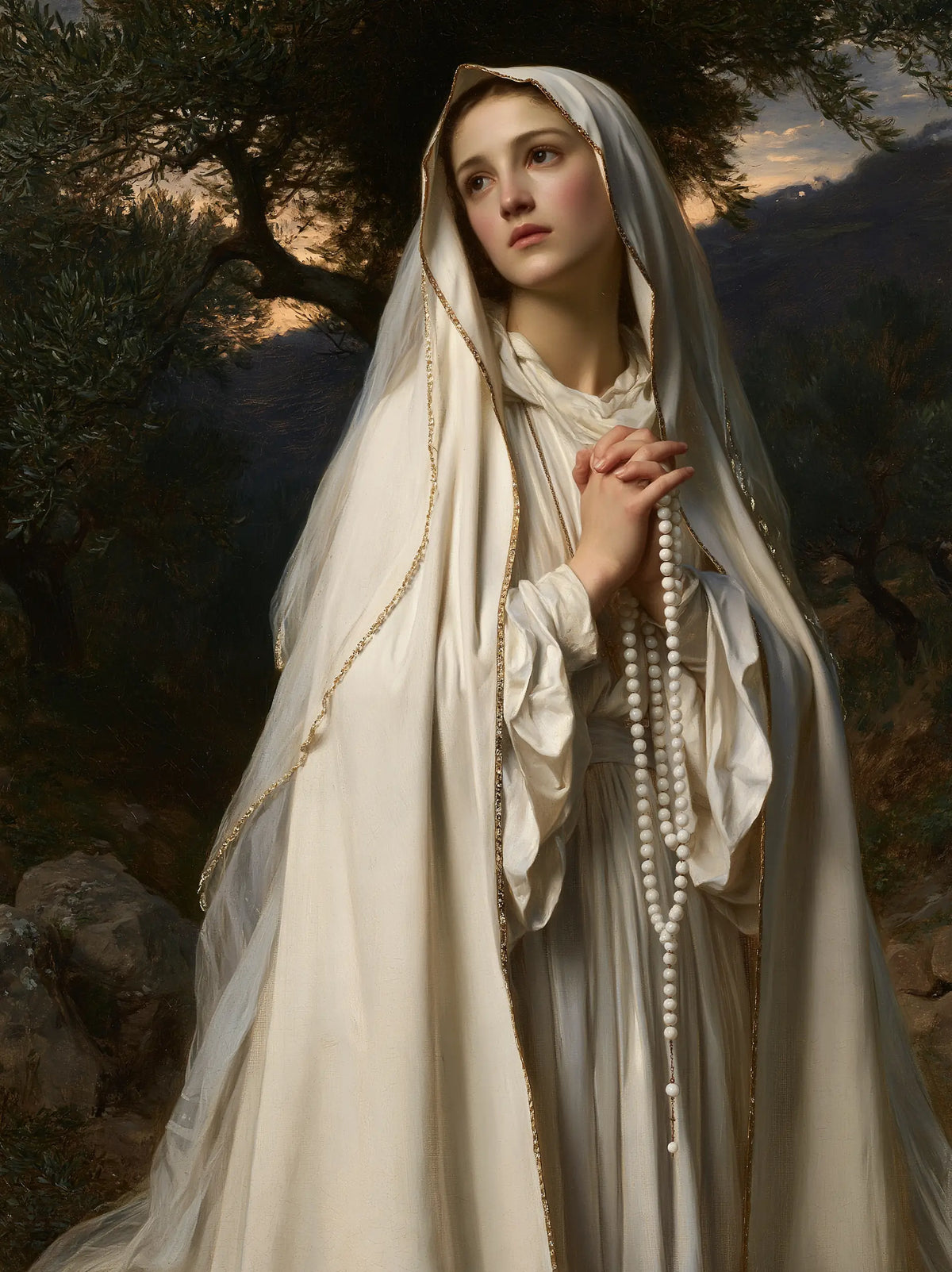 Our Lady of Fatima – Gaze Through the Forest Light
