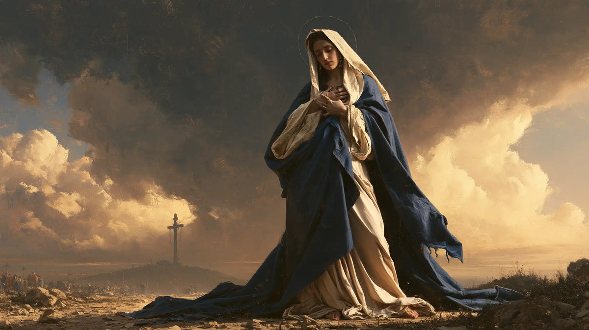 Our Lady of Sorrows — Presence beneath the Stormy Sky