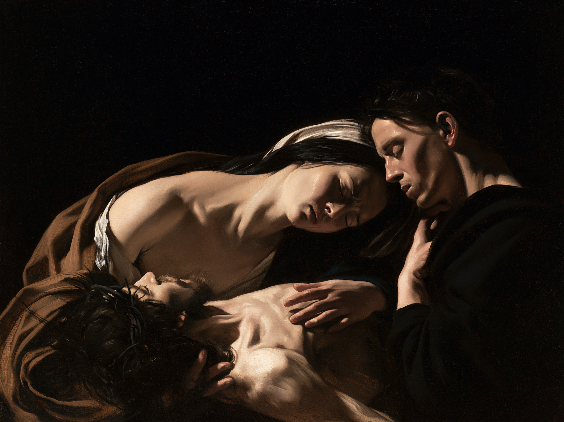 La Pietà - Caravaggio - darkness · Landscape n° 2