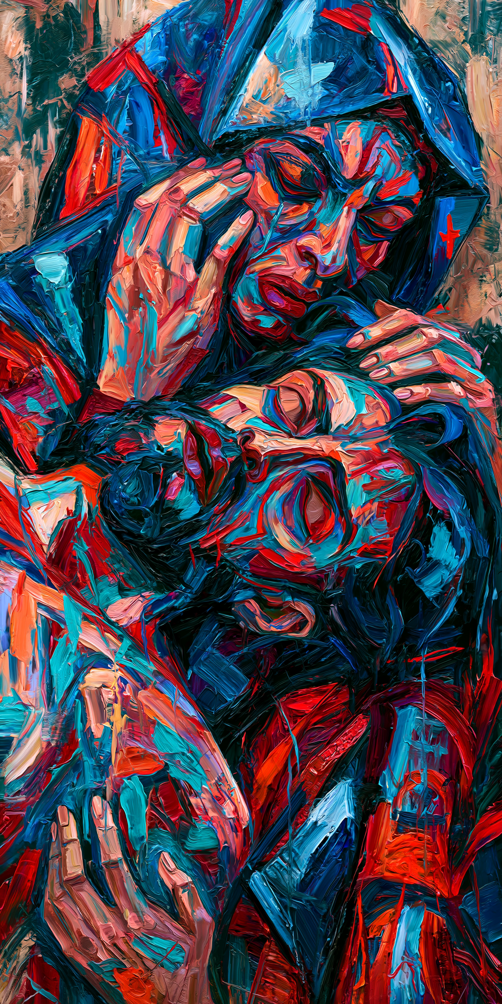 La Pietà - Ekspresjonist · Portrett nr. 2 - Kristen kunst