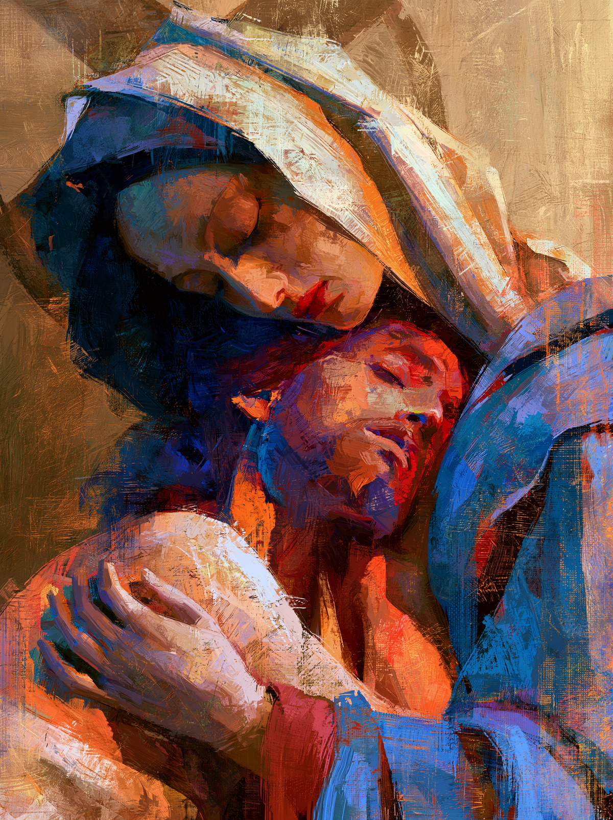 La Pietà - Ekspresjonist · Portrett nr. 9 - Kristen kunst