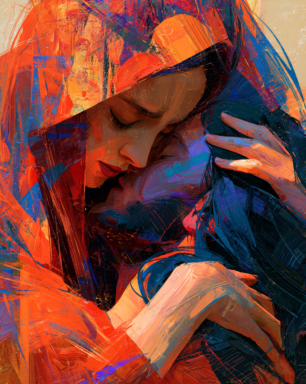 La Pietà - Ekspresjonist · Portrett nr. 10 - Kristen kunst