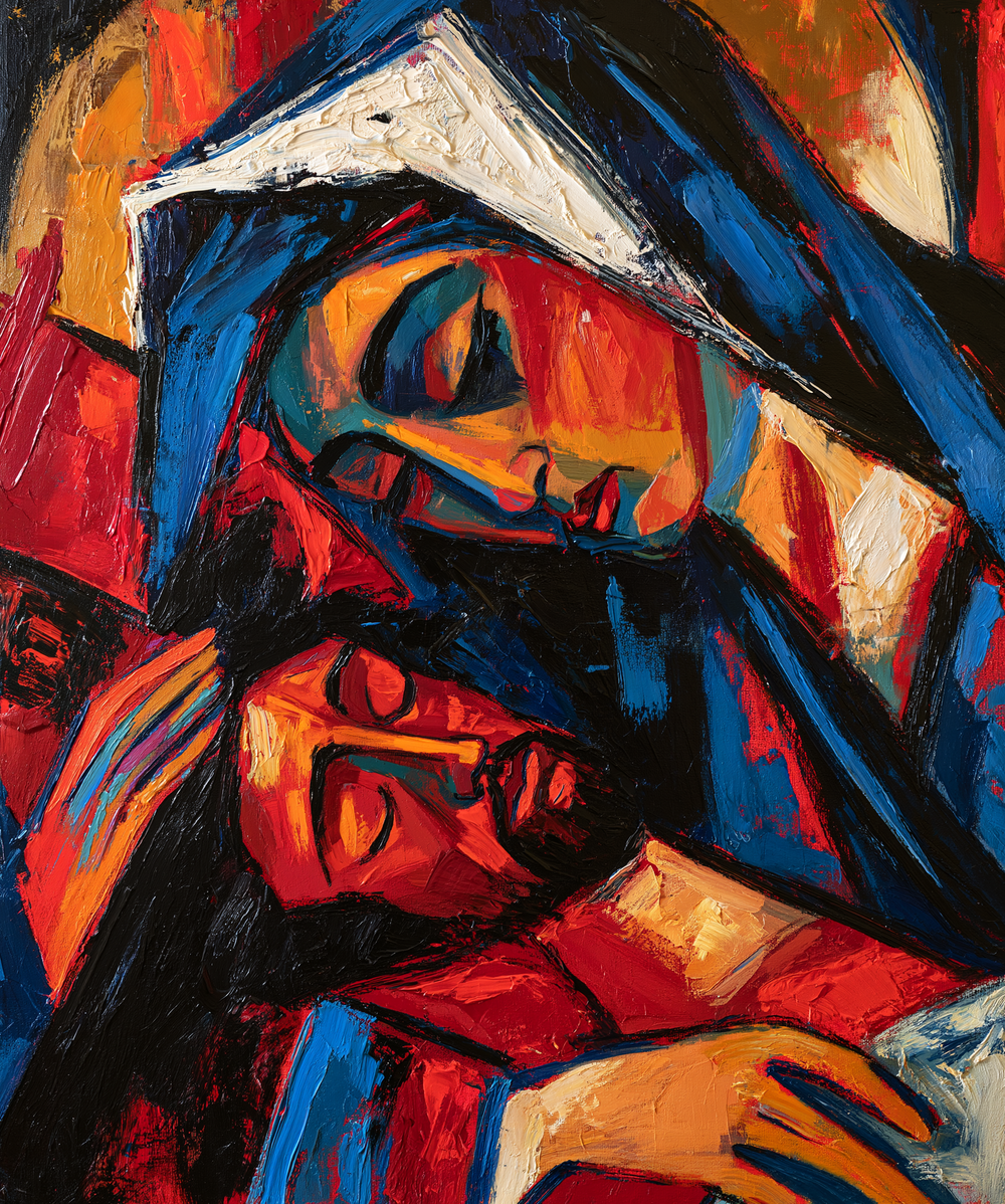 La Pietà - Ekspresjonist · Portrett nr. 14 - Kristen kunst