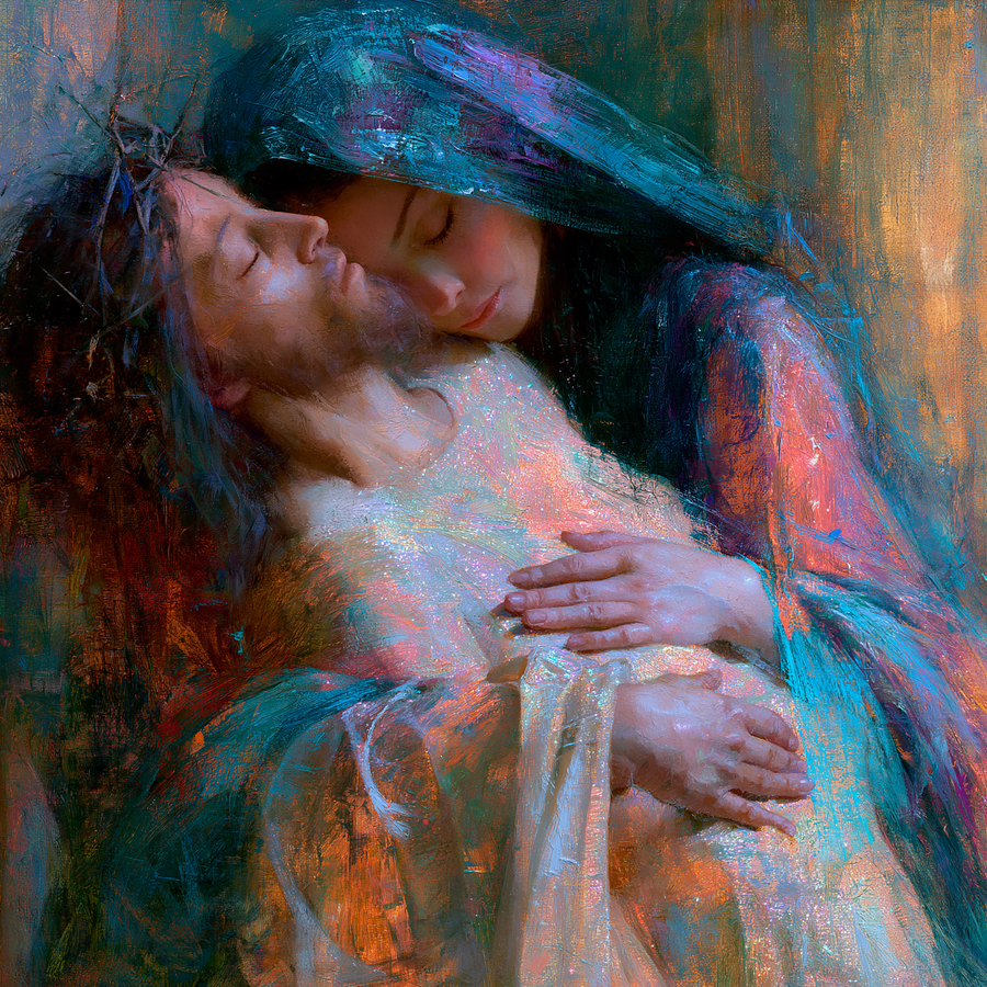 La Pietà - Impressionist · Square n° 1