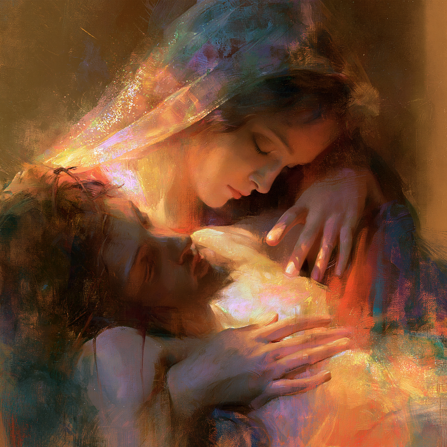 La Pietà - Impressionist · Square n° 3