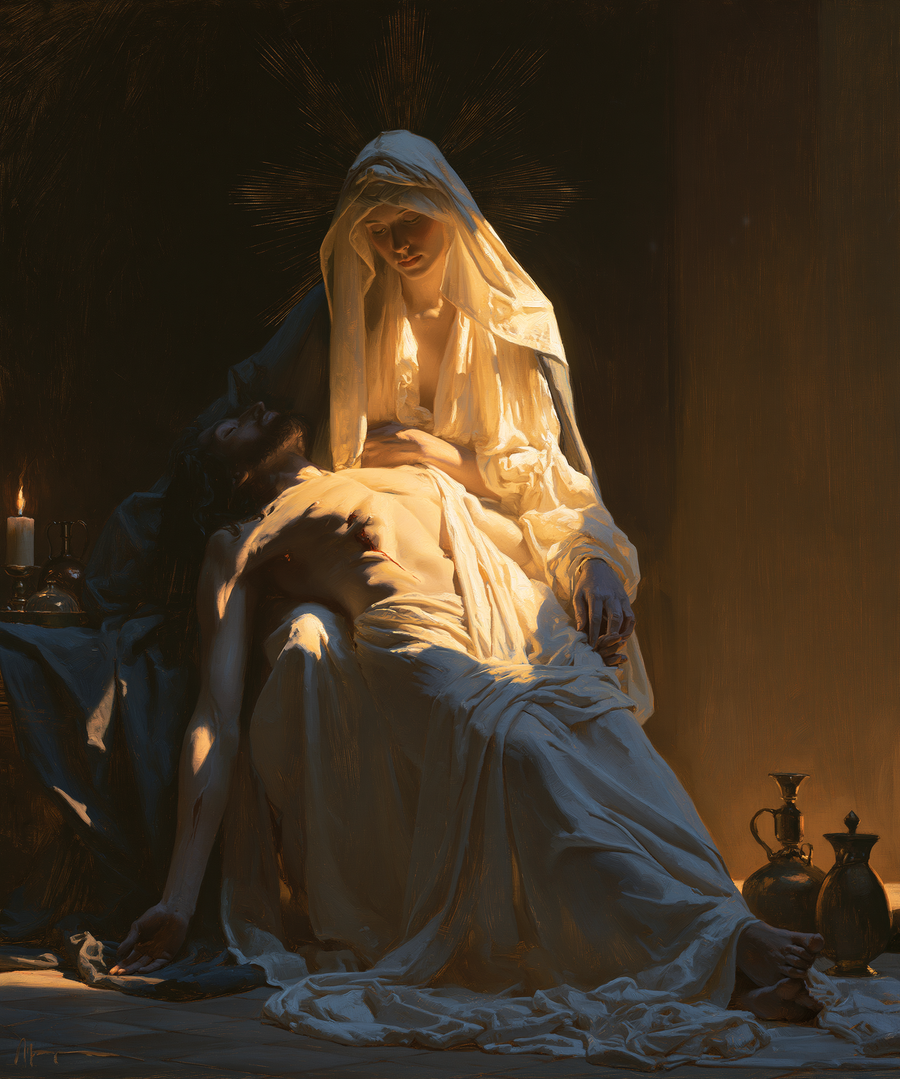 La Pietà - Symbolist · Portrait n° 5