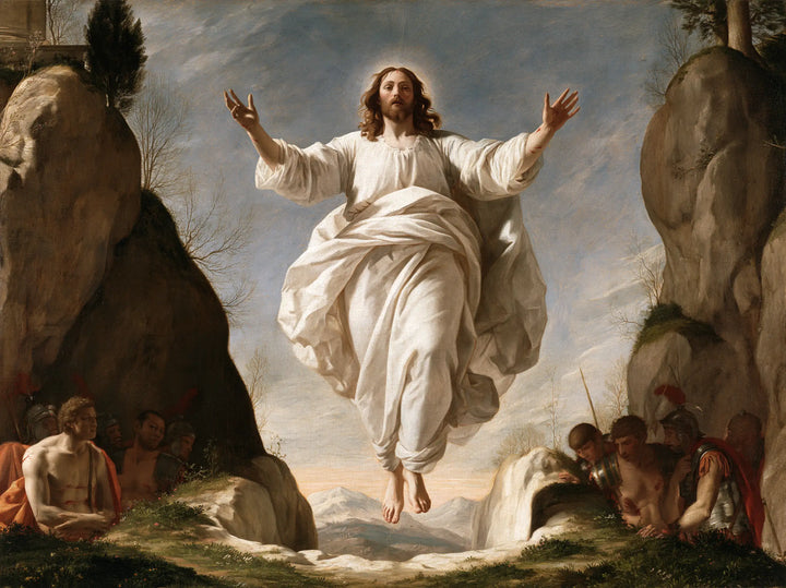 The Resurrection of Jesus Christ — The Shroud between the Open Cliffs