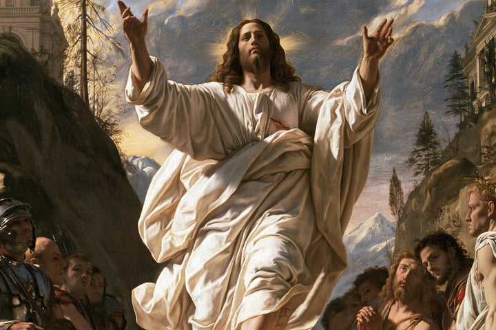 The Resurrection of Jesus Christ — Hands Offered to the Changing Sky