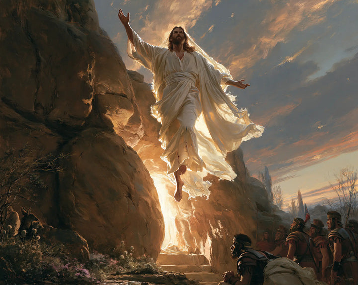 The Resurrection of Jesus Christ — The Arm Reaching into the Changing Sky