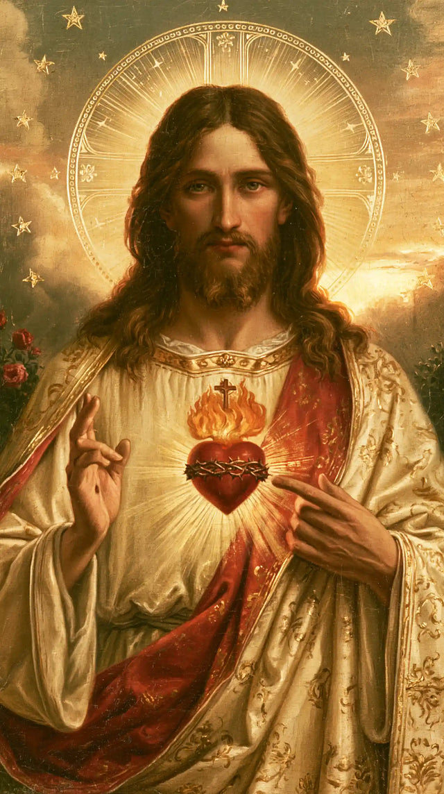 Sacred Heart of Jesus – Symbolist · Portrait no. 1