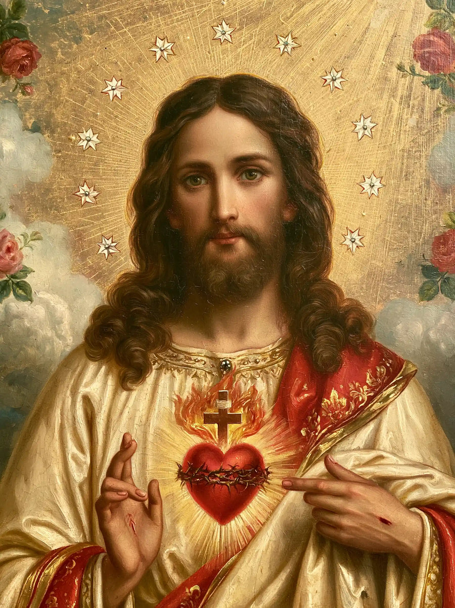 Sacred Heart of Jesus – Symbolist · Portrait no. 14