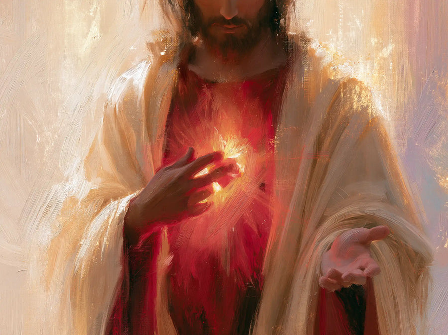 Sacred Heart of Jesus - Impressionist · Landscape n° 1