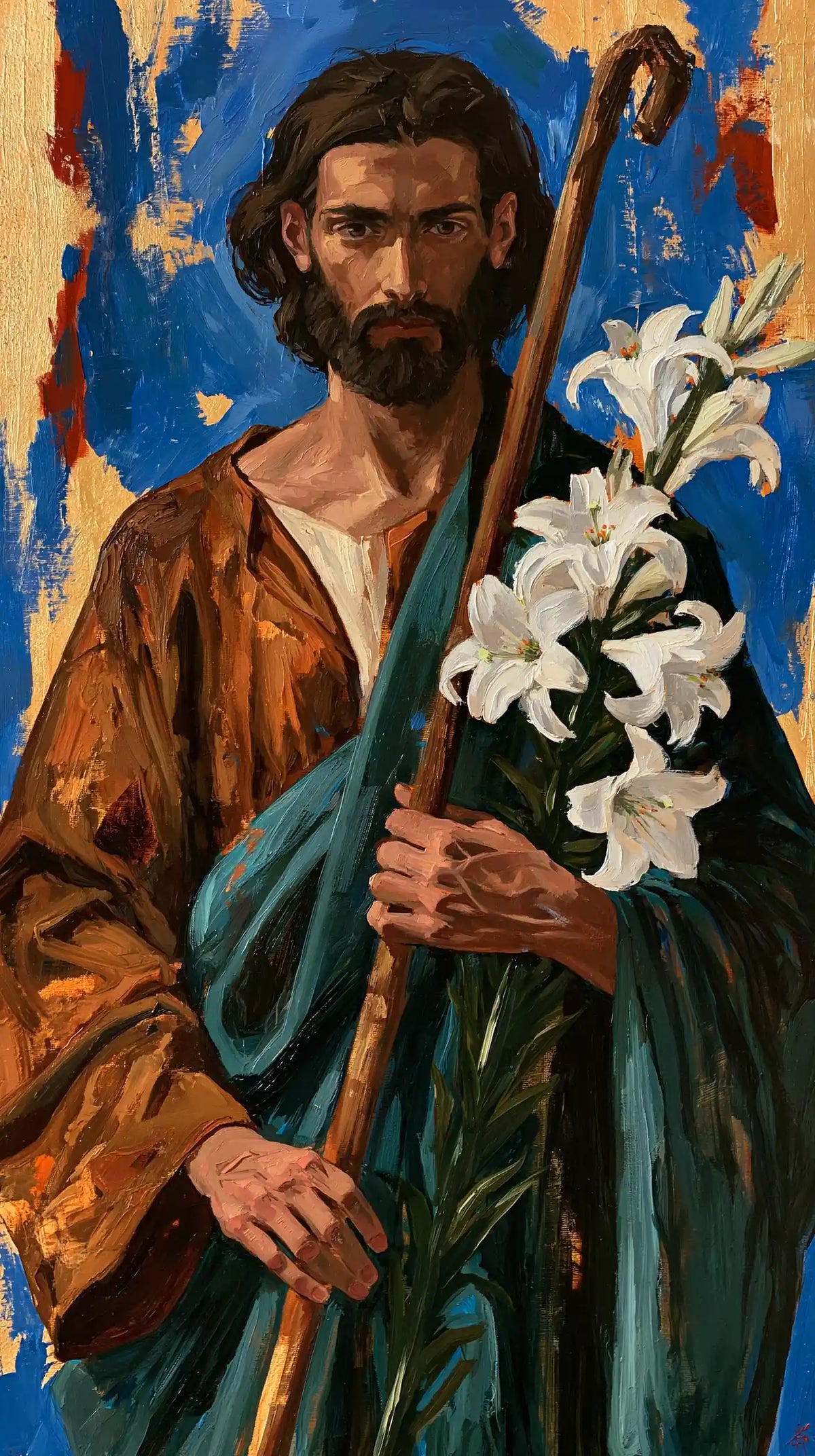 Saint Joseph – Expressionist · Portrait no. 8