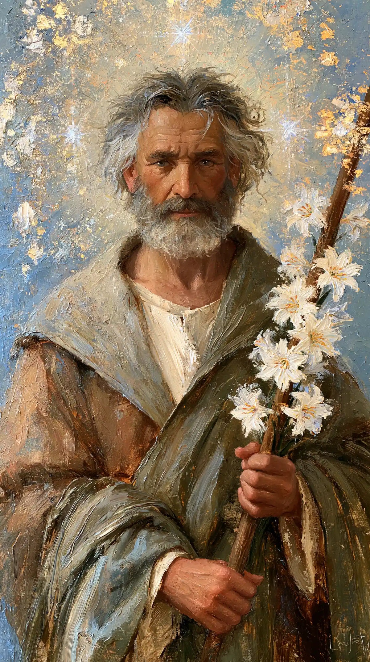 Saint Joseph – Impressionist · Portrait no. 2