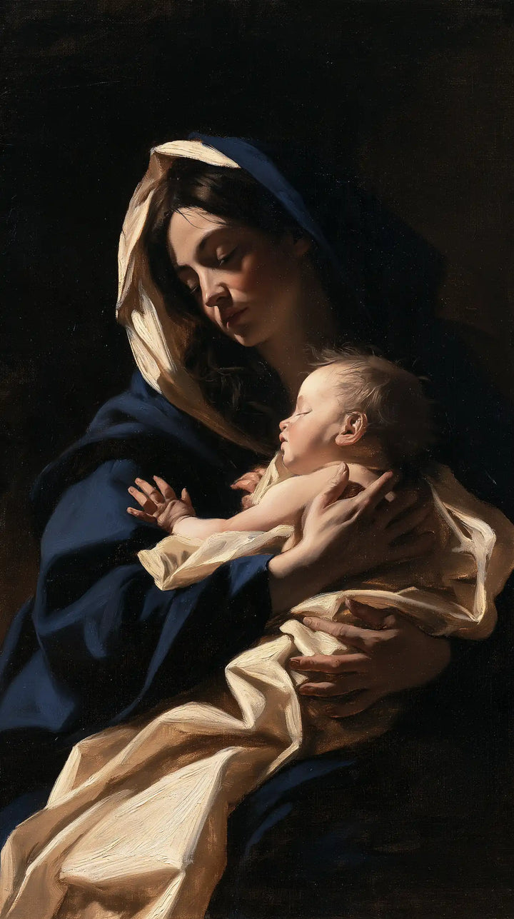 The Virgin and Child — The Wakeful Child in the Ivory Fold