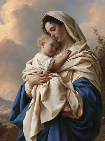 Virgin Mary and Child Jesus - Florentine Renaissance · Portrait n° 34