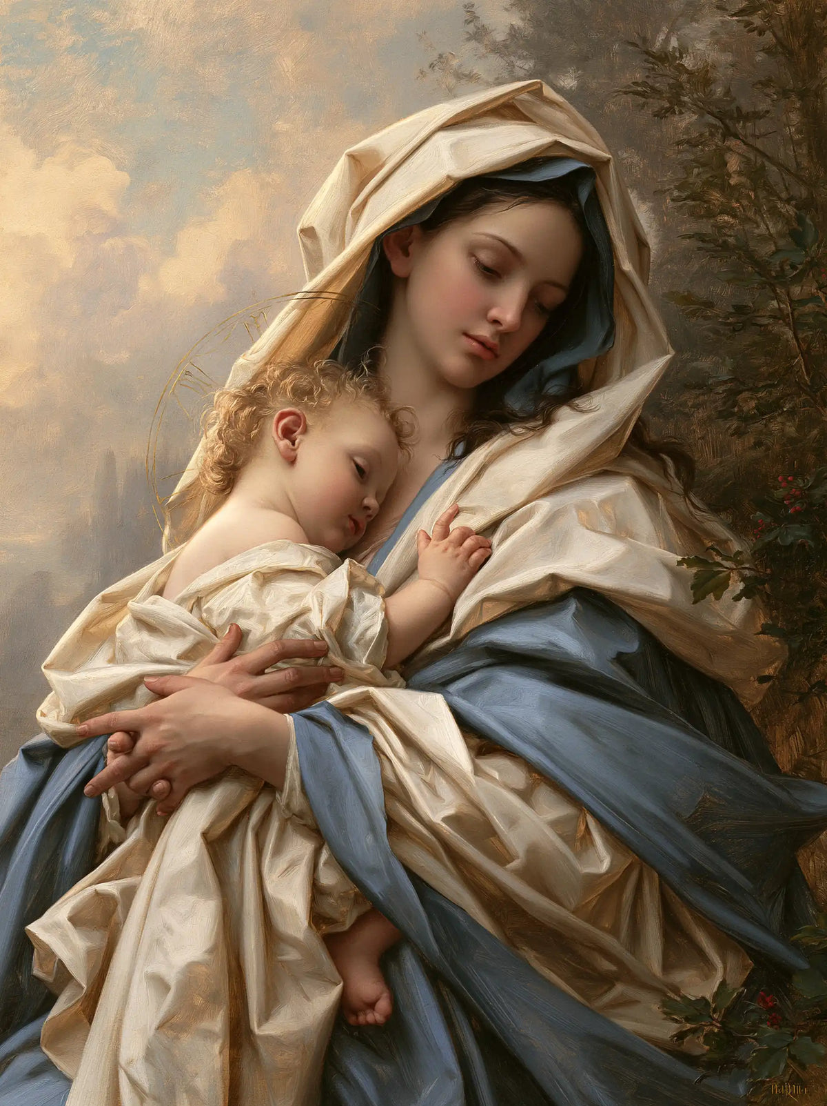 Virgin Mary and Child Jesus - Florentine Renaissance · Portrait n° 39