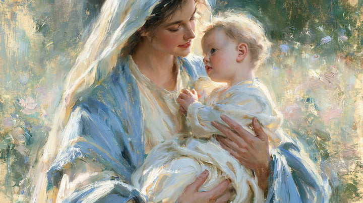 The Virgin and Child — The Bright Eyes of the Garden