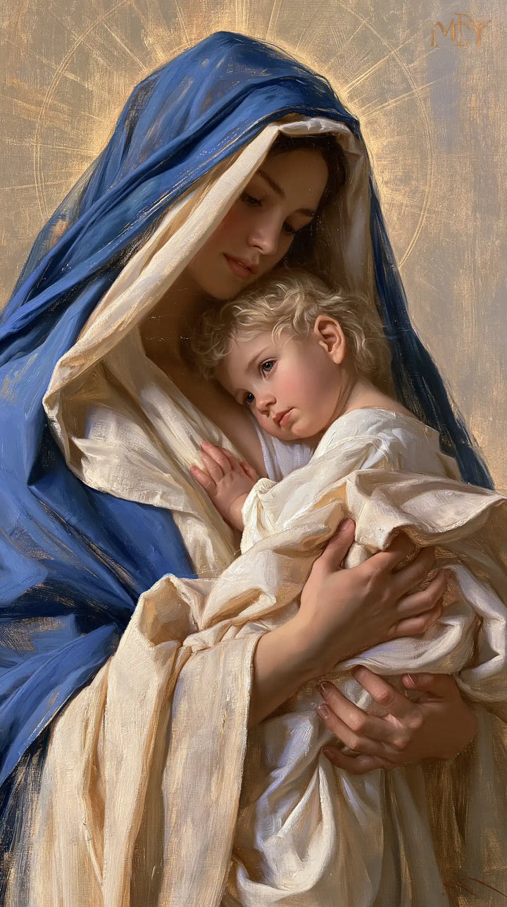 The Virgin and Child — The Little Hand upon the Veil’s Ivory